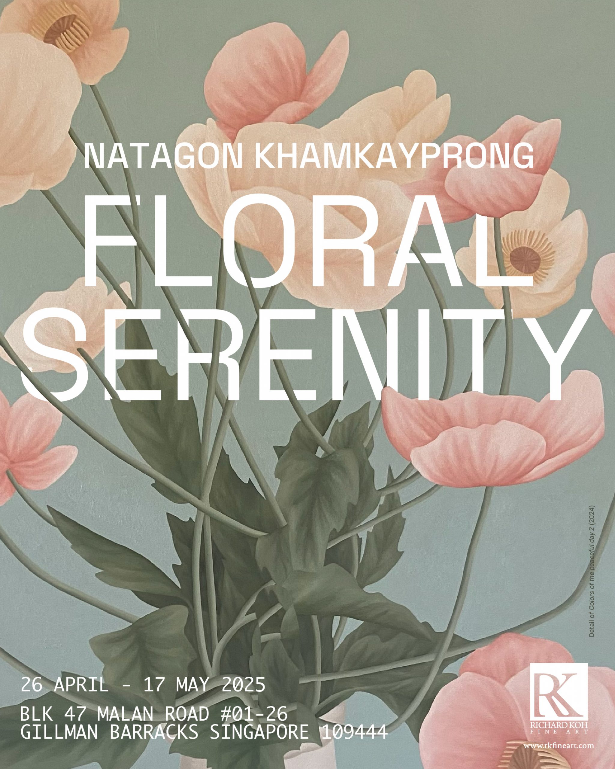 Natagon Khamkayprong Floral Serenity Singapore 2025, event information times dates AWDB