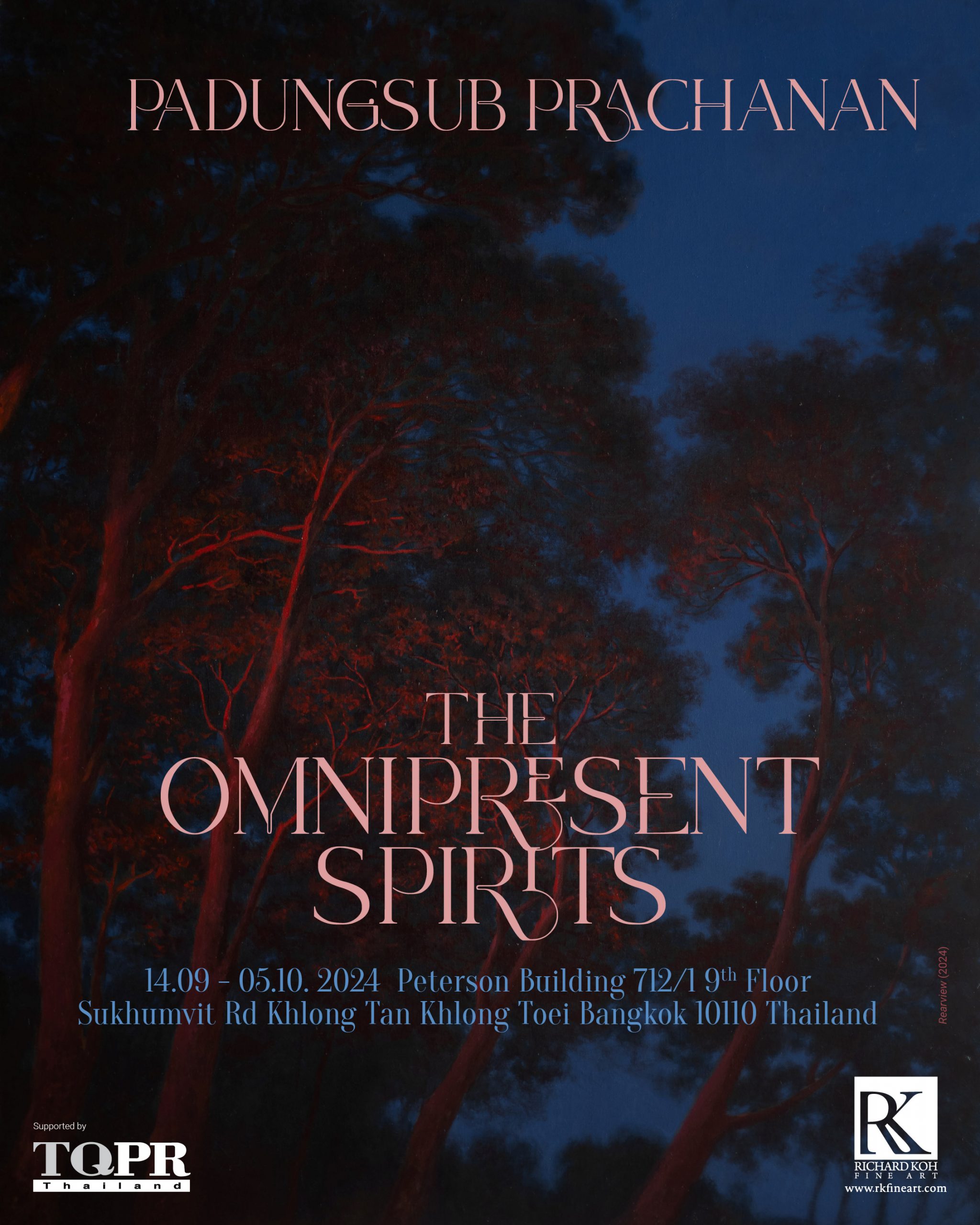 Padungsub Prachanan's solo show The Omnipresent Spirits at Richard Koh Fine Art, Bangkok 2024, information times and dates